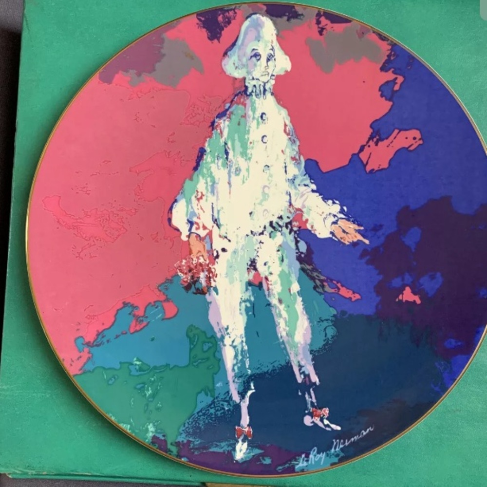 Vintage Pierrot LeRoy Neiman Royal Doulton Plate Plate Ed 1975